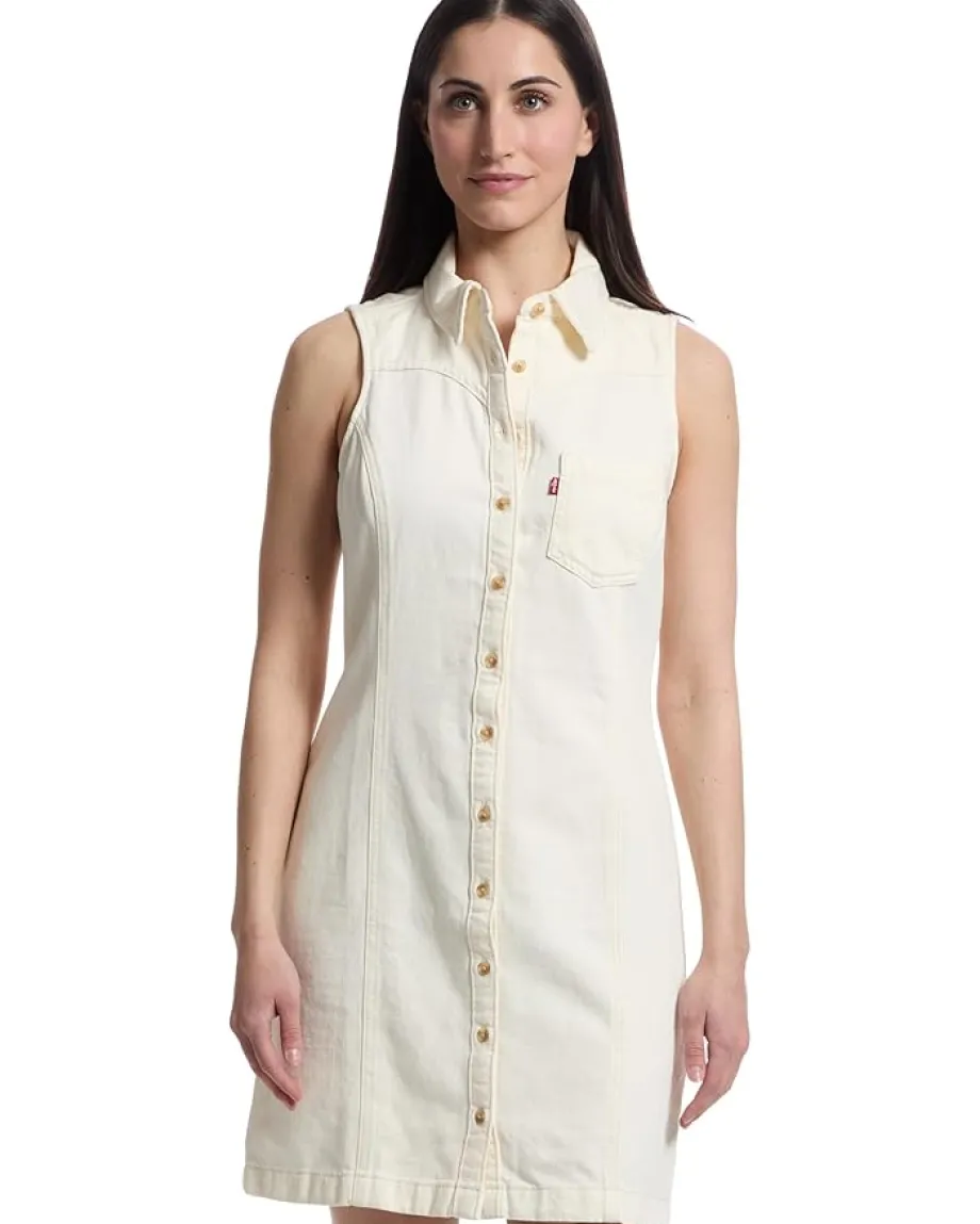 Women Levi's® Premium Zeda Denim Sleeveless Dress