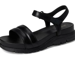 Cole Haan Zerogrand Ankle Strap Sandals Black/Black New
