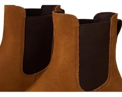 Cole Haan Zerogrand Rexanna Chelsea Waterproof Boots Tobacco Suede/Ivory Waterproof Outlet