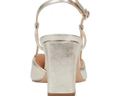 Marc Fisher LTD Zester Gold Leather Best