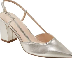 Marc Fisher LTD Zester Gold Leather Best