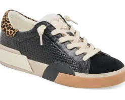 Dolce Vita Zina Plush Black Multi Woven Outlet