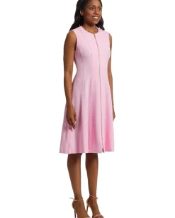 Women Calvin Klein Zipper Front Aline Dress