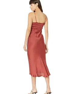 ASTR the Label Zola Dress Rust Online