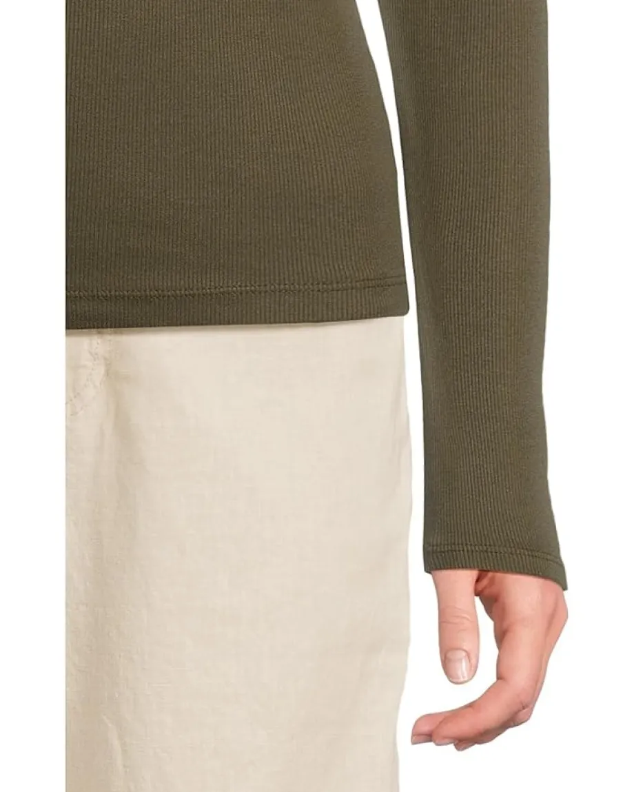 Women Michael Stars Zola Long Sleeve Crew Tee