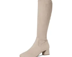 Vaneli Zovy Taupe Punto Stretch Suede New